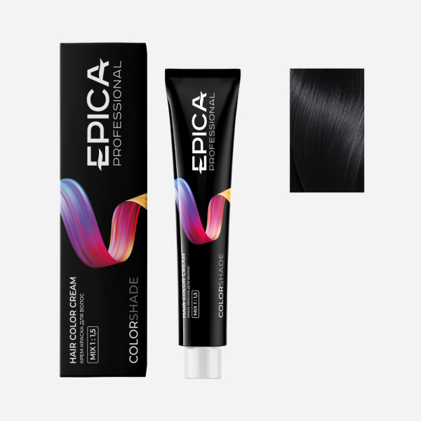 COLORSHADE 1.0 Крем-краска черный холодный, 100 мл.